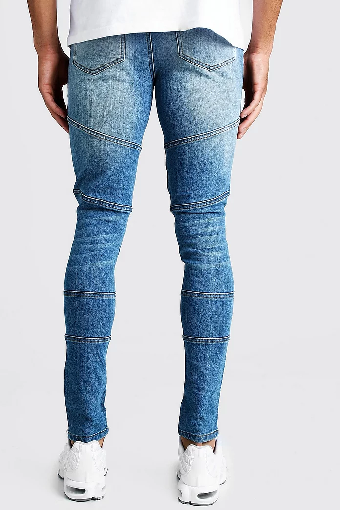 Super Skinny Biker Jeans | boohooMAN UK Super Skinny Biker Jeans | boohooMAN UK